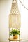 Macrame 3-Tier Hanging Shelf with Rope – Boho Floating Round Shelves for Plants, Flower Pots, Lamp Shades, and Home Decor – 1 Set
